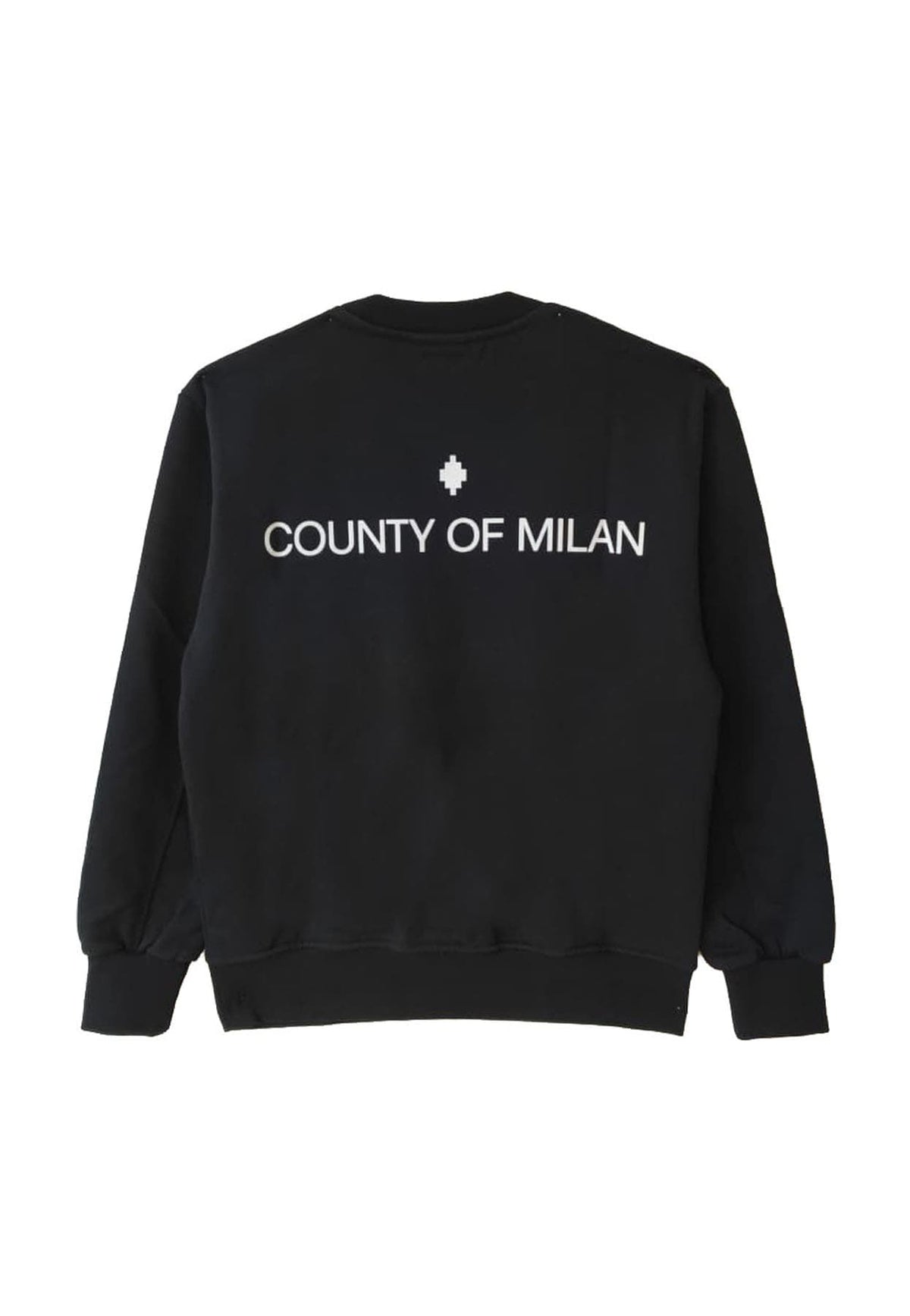 Felpa bambino Marcelo Burlon County of Milan kids nera in cotone