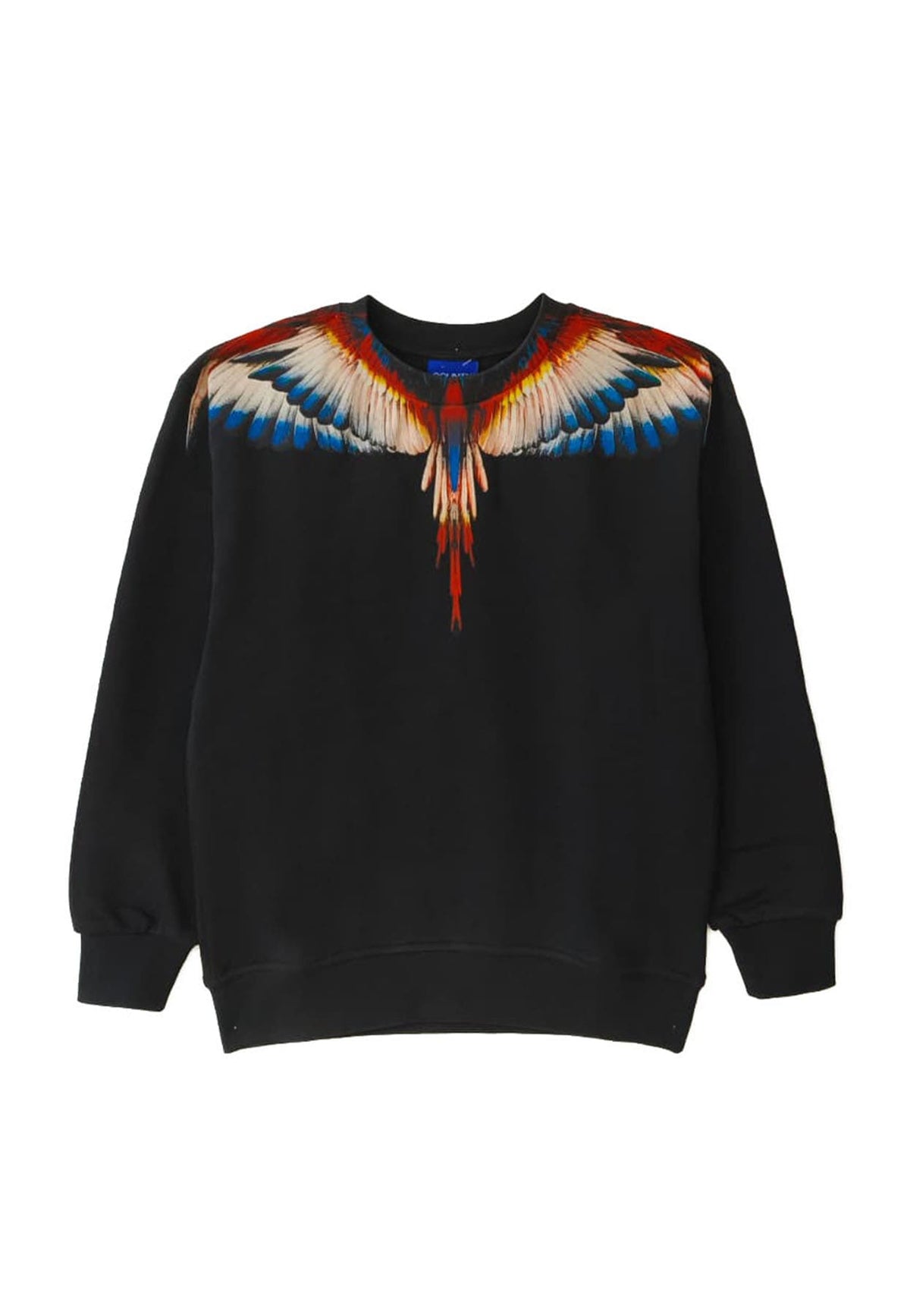 Felpa bambino Marcelo Burlon County of Milan kids nera in cotone