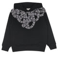 Felpa bambino Marcelo Burlon County of Milan nera in cotone | ViaMonte Shop