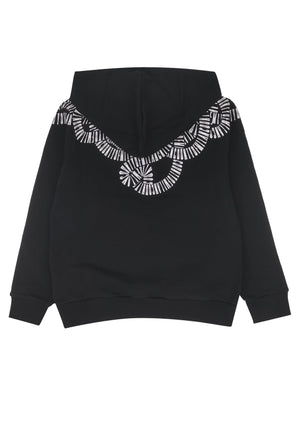 Felpa bambino Marcelo Burlon County of Milan nera in cotone | ViaMonte Shop