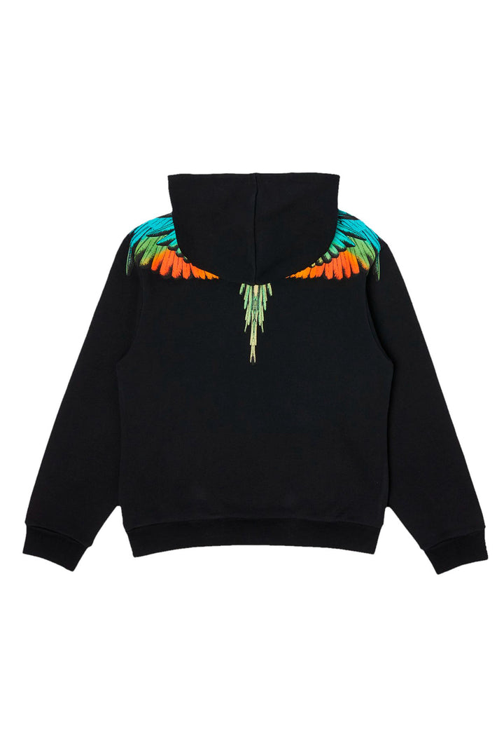 Felpa bambino Marcelo Burlon nera in cotone