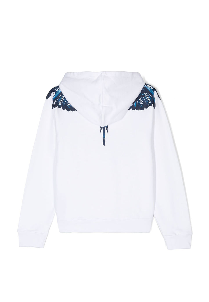 Felpa bambino Marcelo Burlon bianca in cotone
