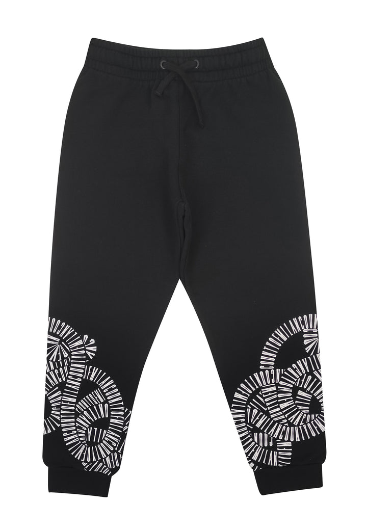 Pantalone sportivo bambino Marcelo Burlon County of Milan nero in cotone