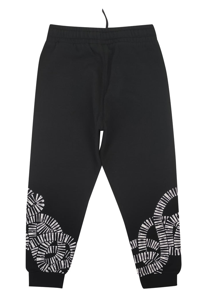Pantalone sportivo bambino Marcelo Burlon County of Milan nero in cotone