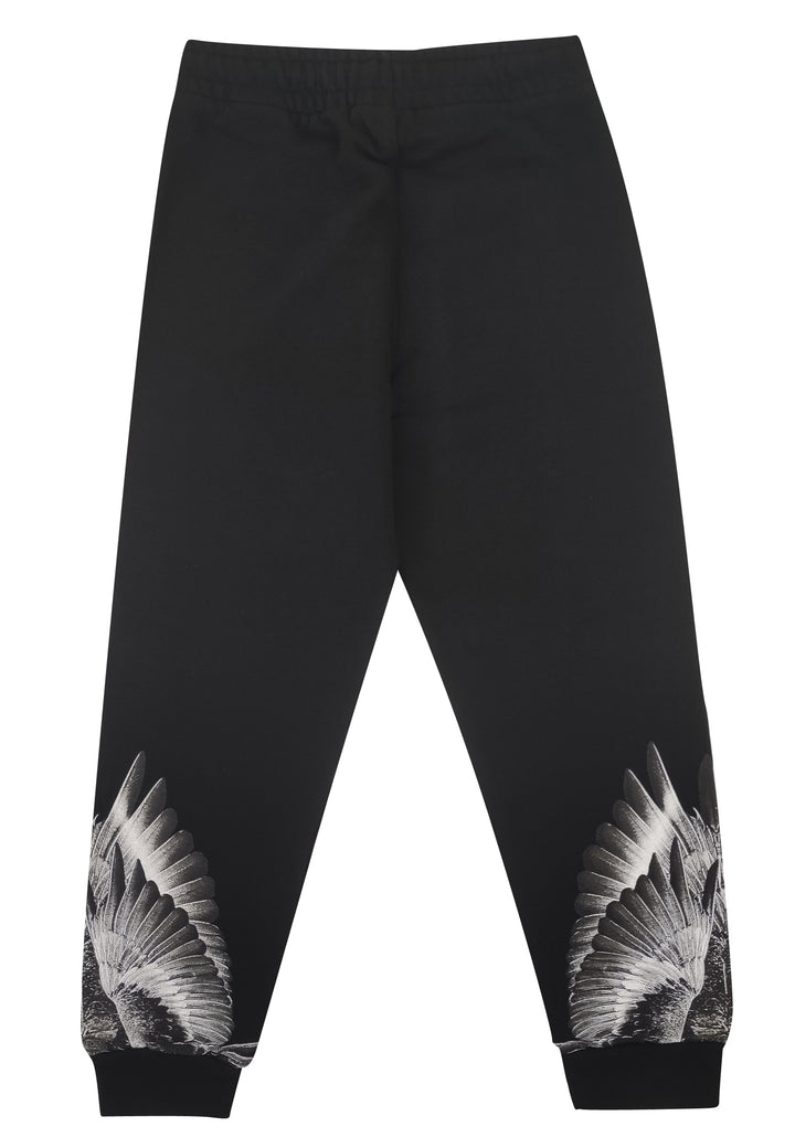 Pantalone sportivo bambino Marcelo Burlon County of Milan nero in cotone