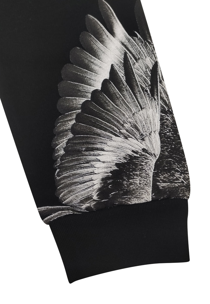 Pantalone sportivo bambino Marcelo Burlon County of Milan nero in cotone