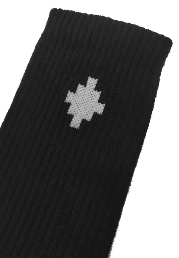 Calzini bambino Marcelo Burlon County of Milan neri in misto cotone