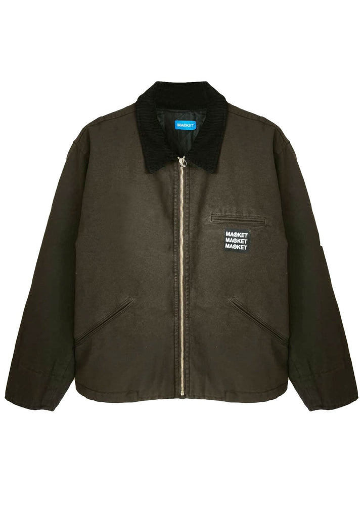 Giubbino denim marrone unisex Market in cotone