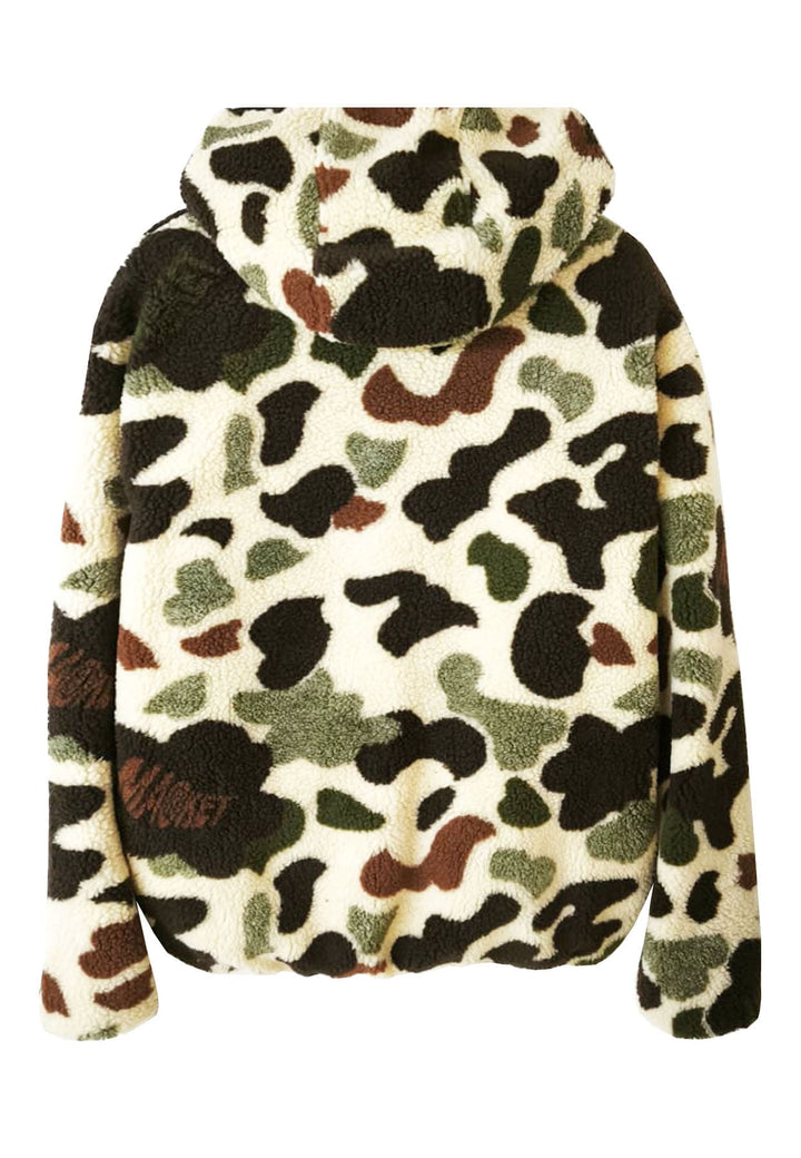 Giubbino ecofur maculato unisex Market double-face in cotone