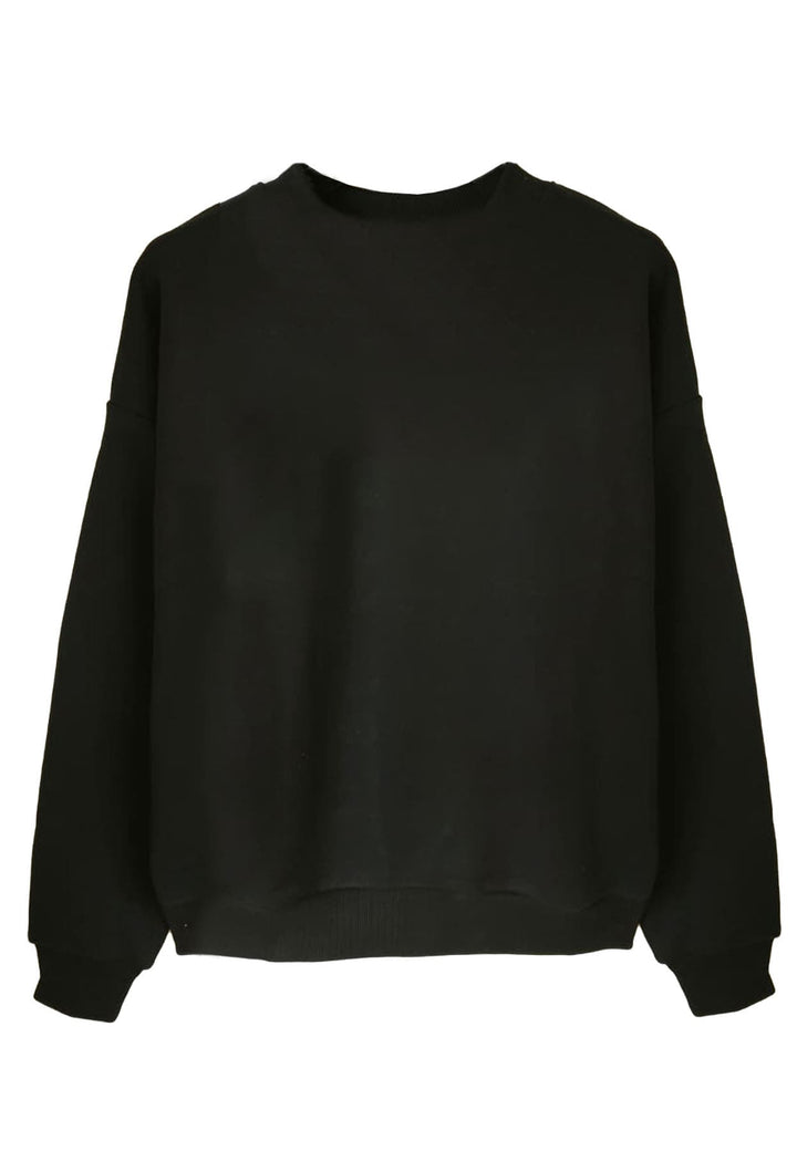 Felpa nera unisex Market in cotone