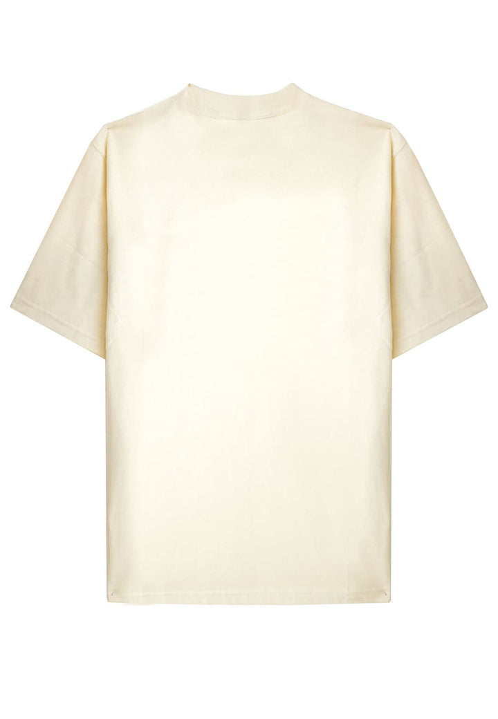 T-shirt mezza manica unisex beige Market in cotone