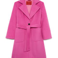 Cappotto bambina Max&Co Runaway fucsia in lana