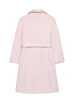 Cappotto bambina Max&Co Runaway rosa in lana