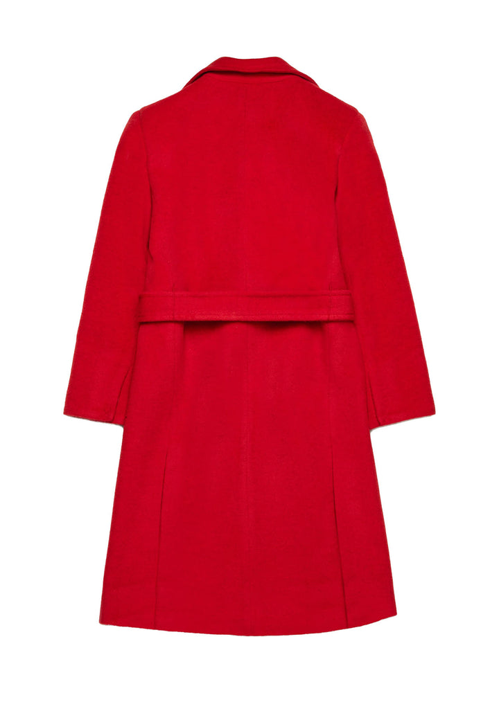 Cappotto bambina Max&Co Runaway rosso in lana