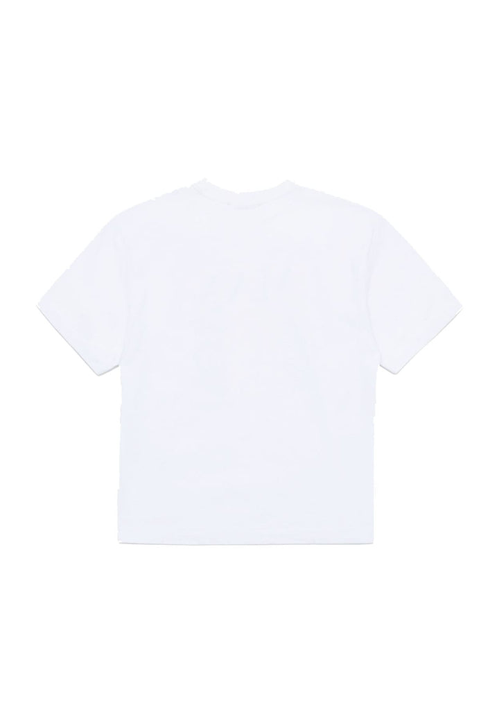 T-shirt bambina Max&Co bianca in cotone