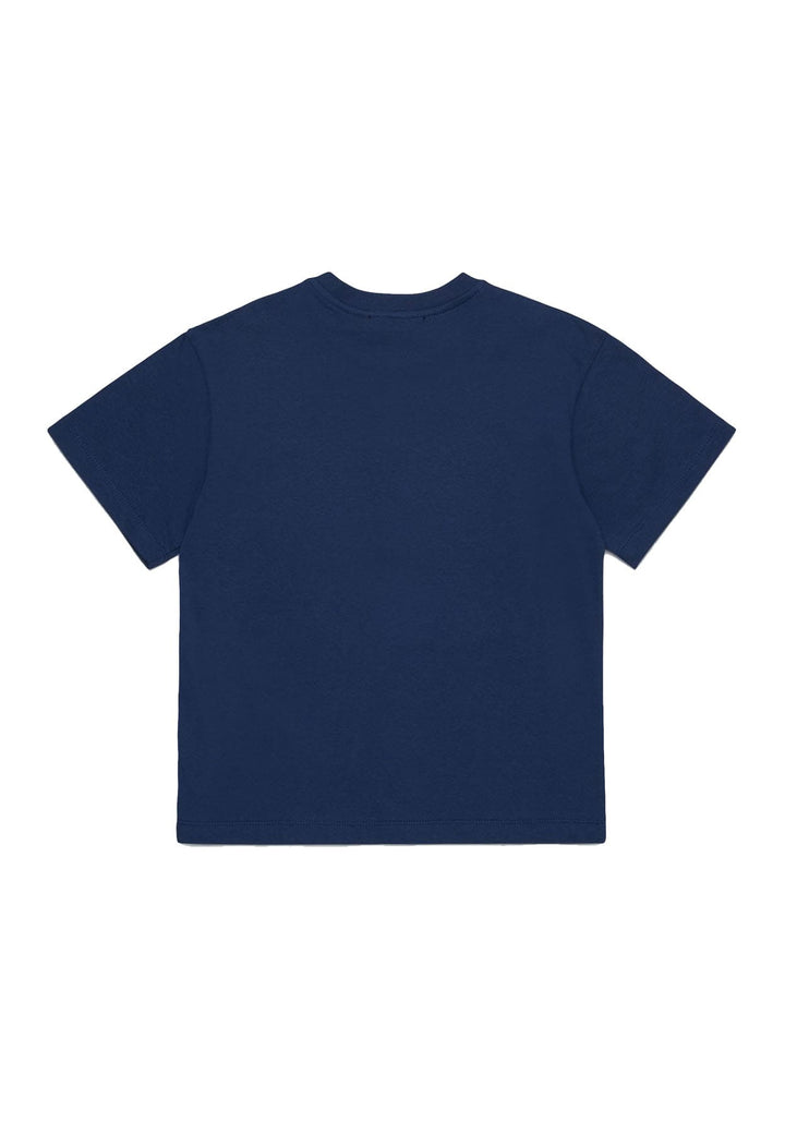 T-shirt bambina Max&Co blu in cotone