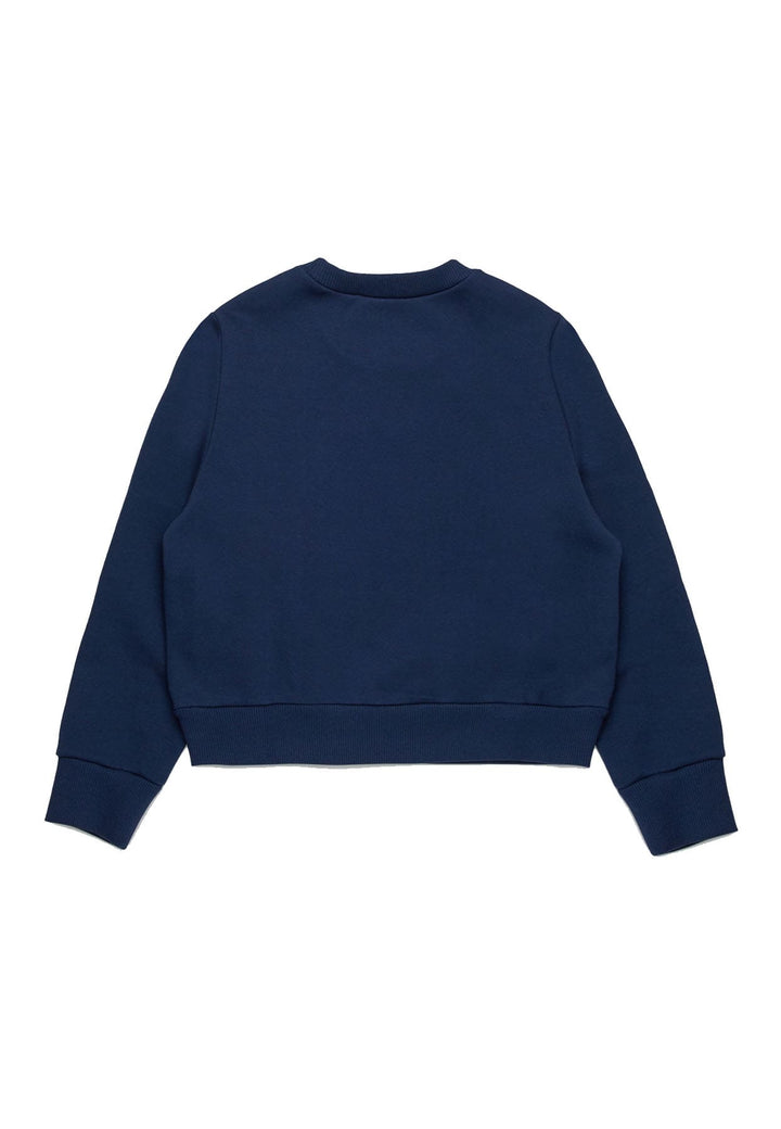 Max&Co felpa blu bambina in cotone