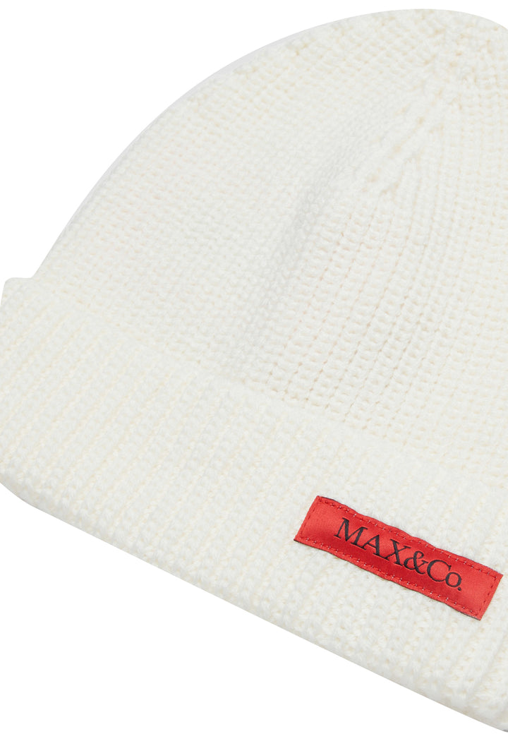 Cappello bambina Max&Co panna in misto lana