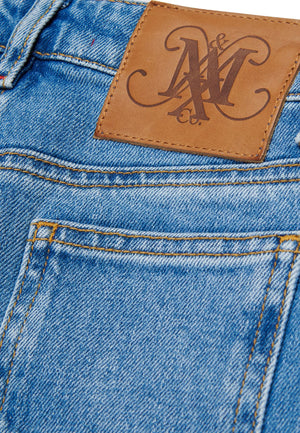 Jeans bambina Max&Co blu in denim