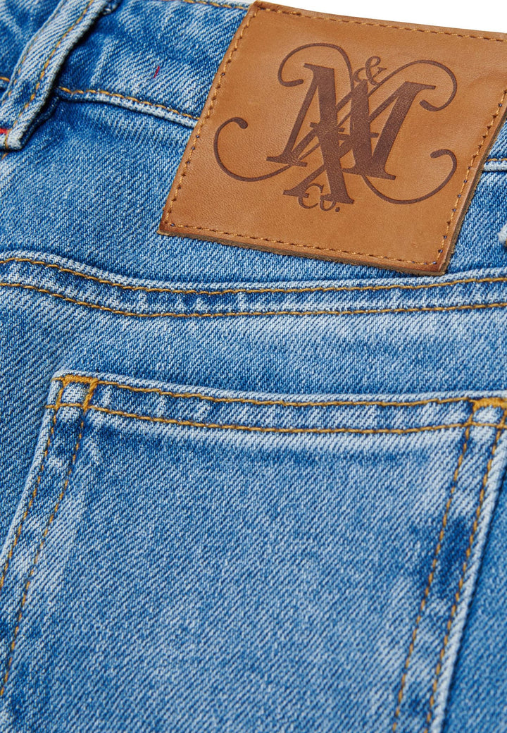 Jeans bambina Max&Co blu in denim