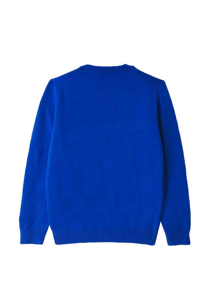 Maglia Princess bambina MC2 Saint Barth kids bluette in misto cashmere