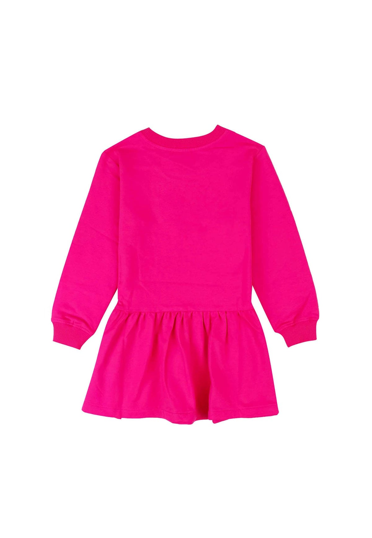 Vestito bambina Moschino Kids fucsia in cotone
