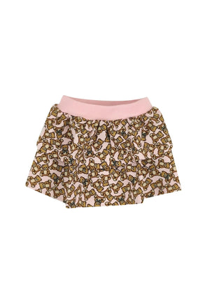 Gonna neonata Moschino Kids rosa in cotone