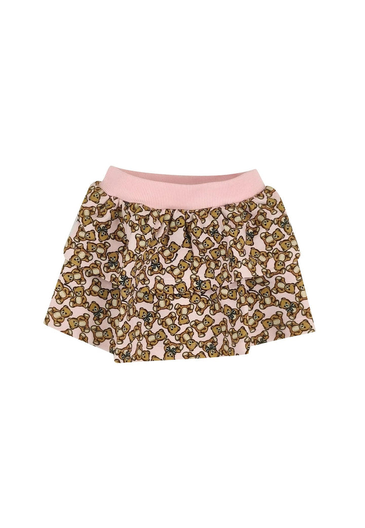 Gonna neonata Moschino Kids rosa in cotone