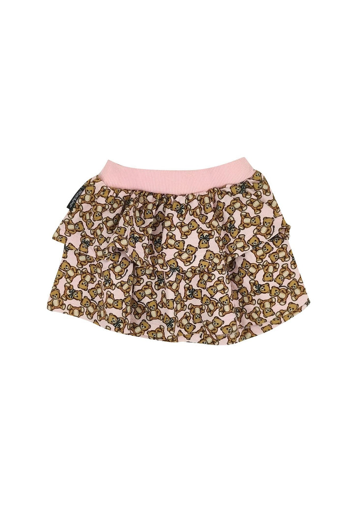 Gonna neonata Moschino Kids rosa in cotone