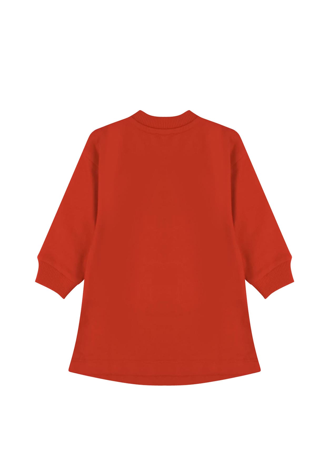 Moschino Kids vestito rosso bambina in cotone