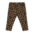 Moschino Kids leggings nero neonata in cotone