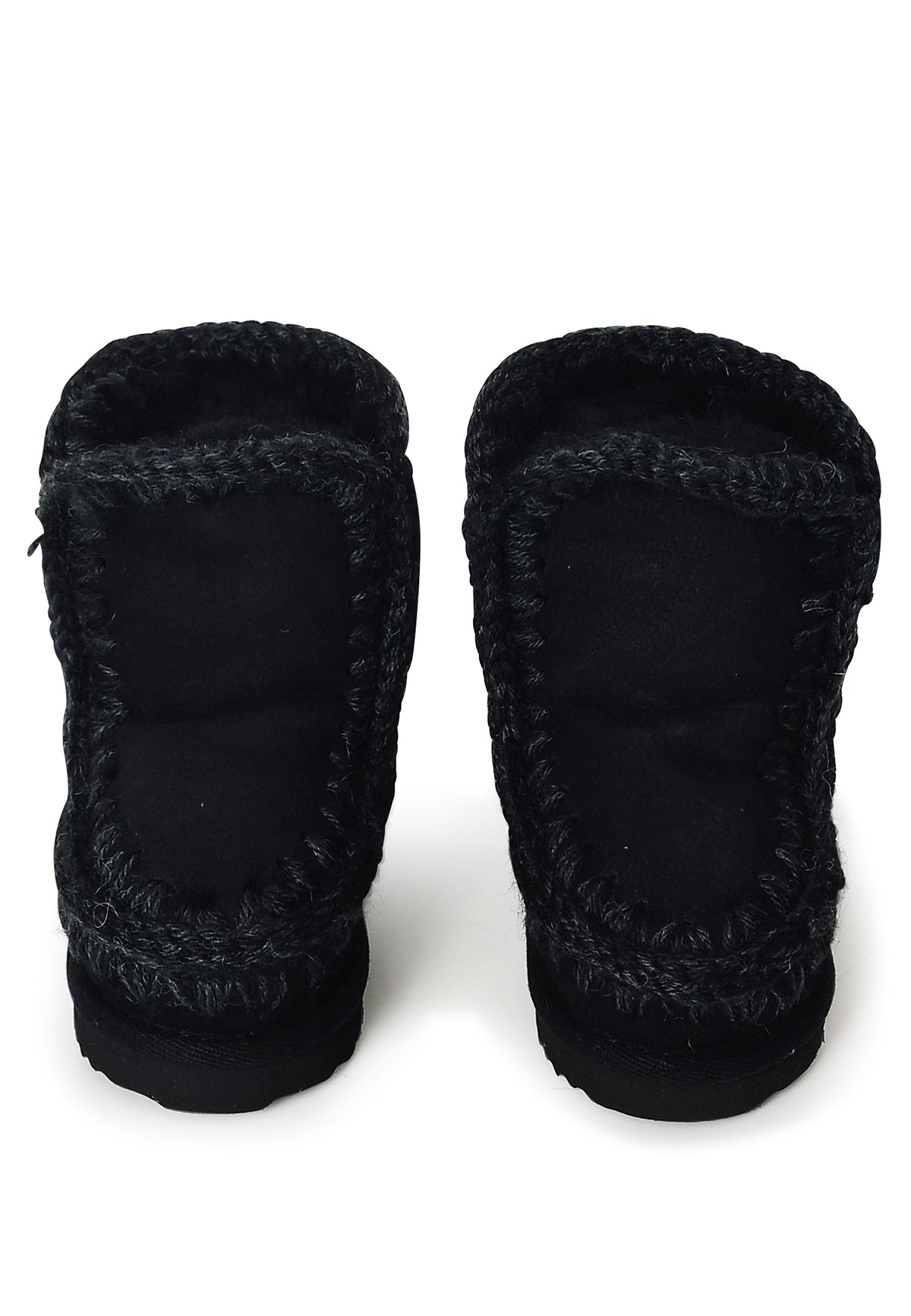 Stivaletti Eskimo bambina Mou kids neri in pelle scamosciata
