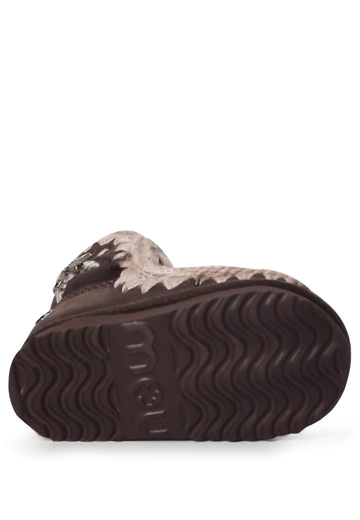 Sativaletti Eskimo bambina Mou kids marroni in pelle scamosciata