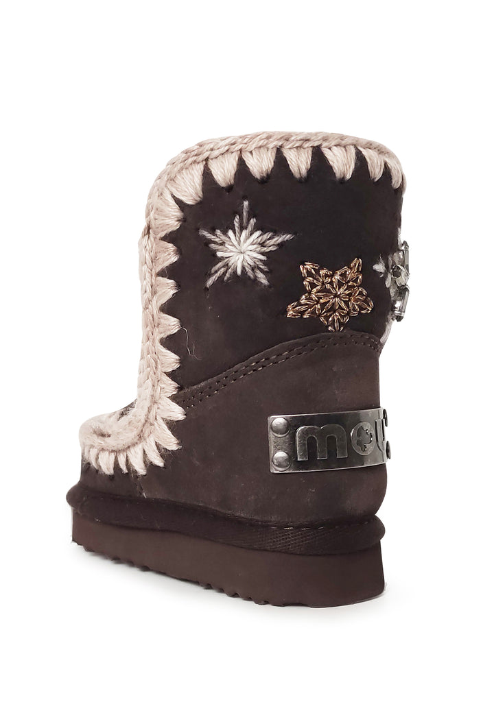 Sativaletti Eskimo bambina Mou kids marroni in pelle scamosciata