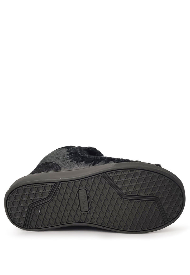 Eskimo stivaletti bambina Mou kid neri in pelle scamosciata