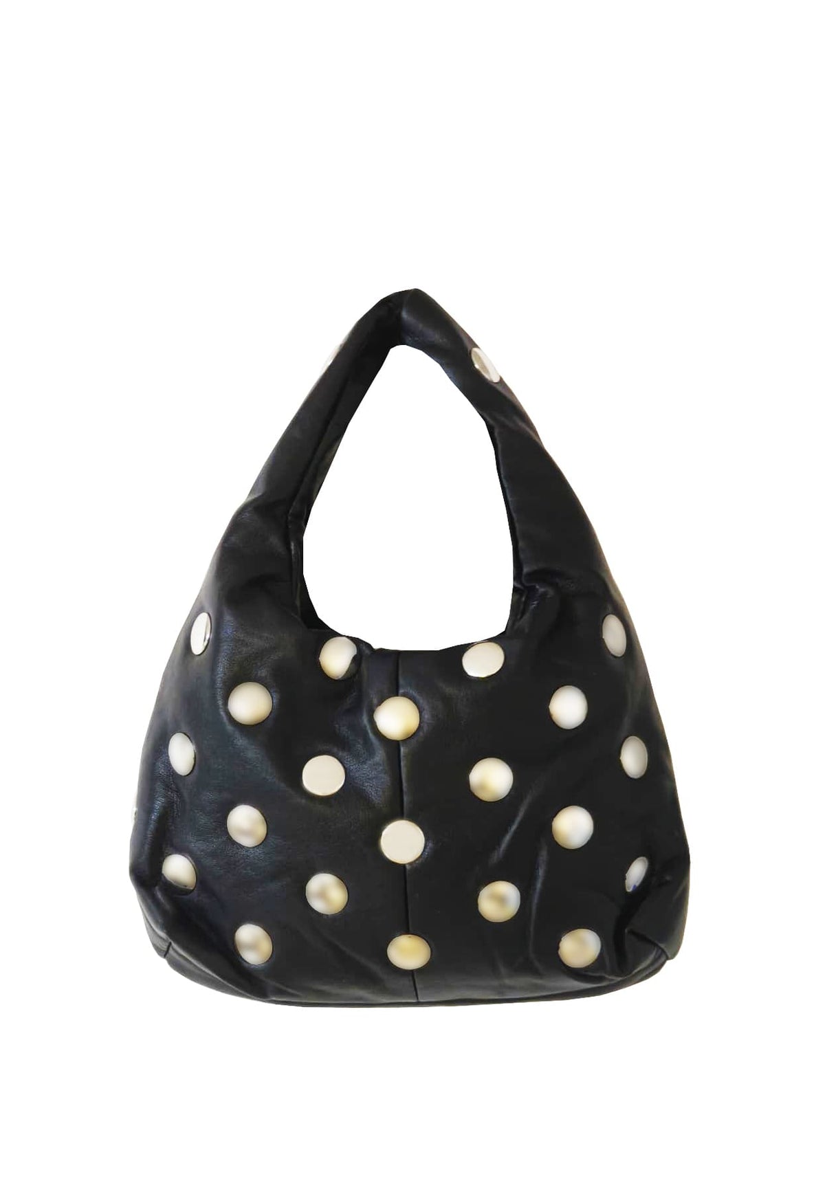 Borsa bambina MSGM nera in ecopelle
