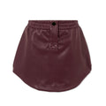 Gonna MSGM bambina bordeaux in similpelle