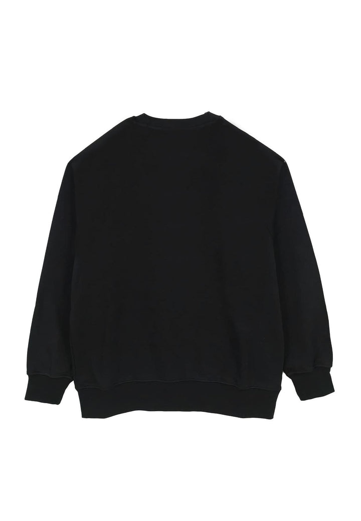 Felpa MSGM unisex nera in cotone