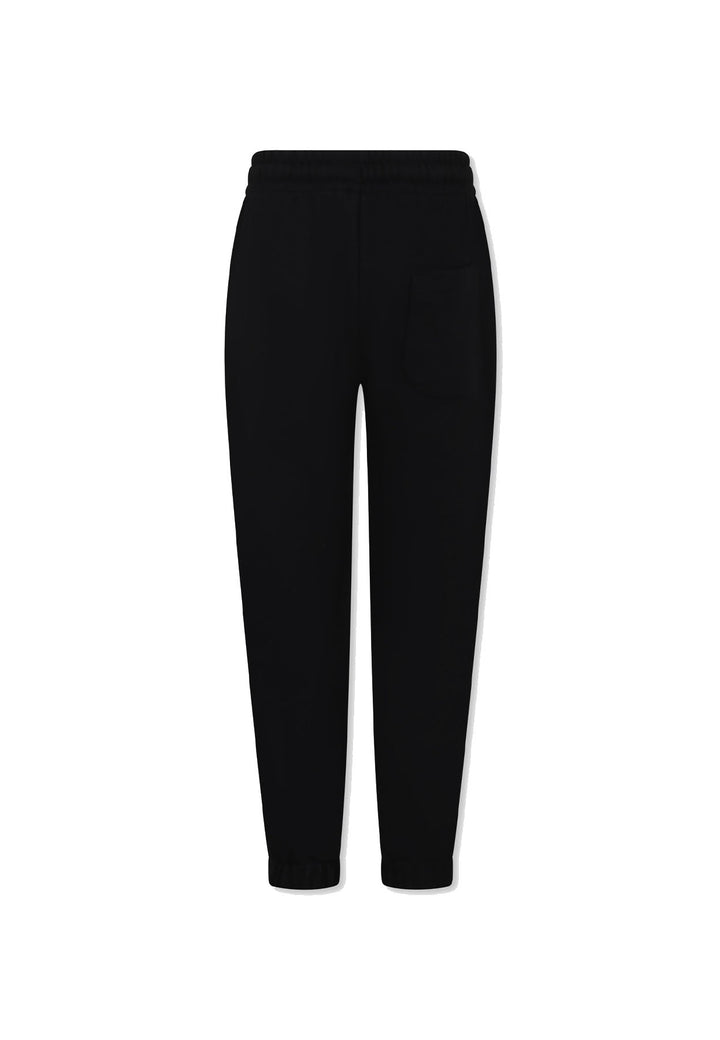 Pantalone sportivo bambino MSGM nero in cotone