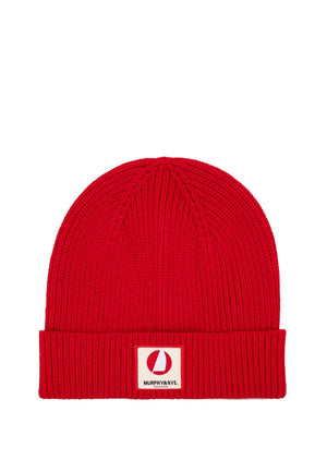 Cappello unisex rosso Murpy&Nye in viscosa
