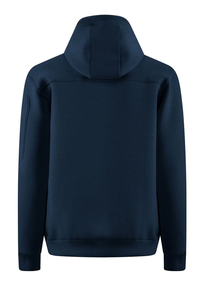 Felpa con cappuccio blu uomo Murphy & Nye in tessuto tecnico