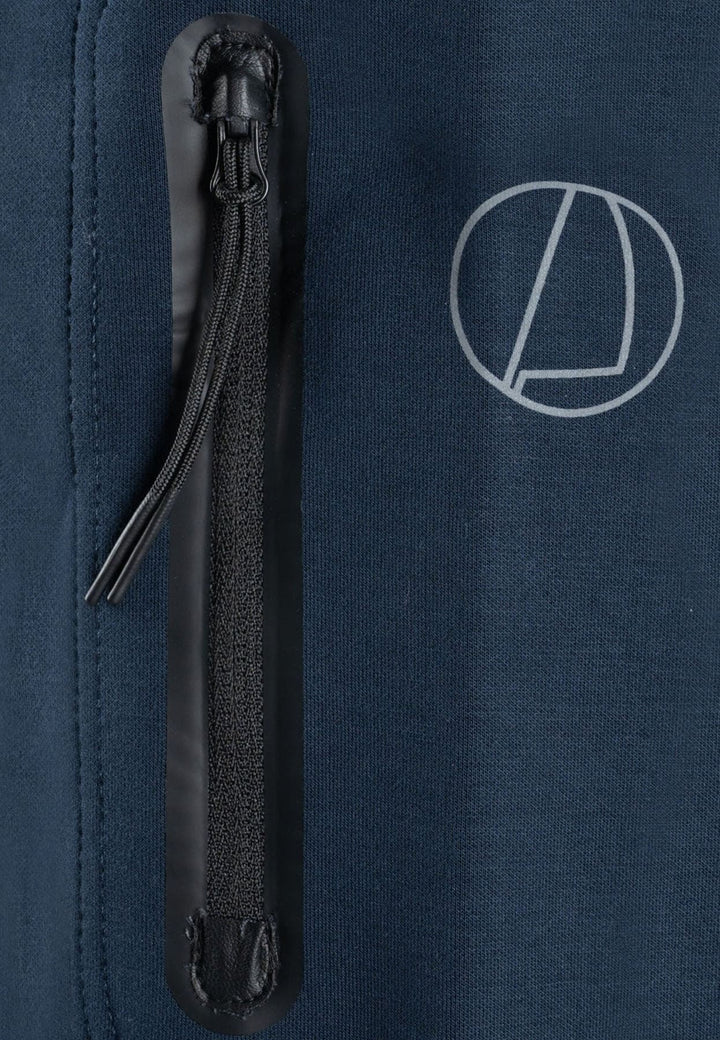 Felpa con cappuccio blu uomo Murphy & Nye in tessuto tecnico