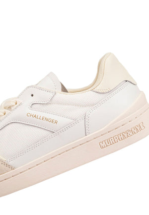 Sneakers unisex bianca Murphy&Nye in pelle | ViaMonte Shop