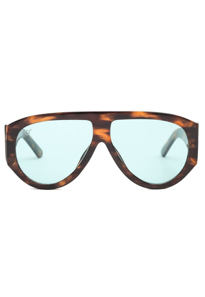 Occhiali Venezia havana blu unisex Os Sunglasses