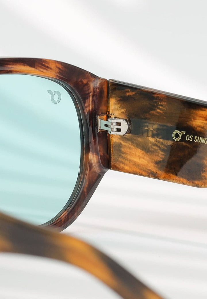 Occhiali Venezia havana blu unisex Os Sunglasses