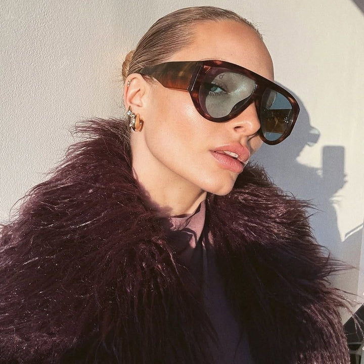 Occhiali Venezia havana blu unisex Os Sunglasses