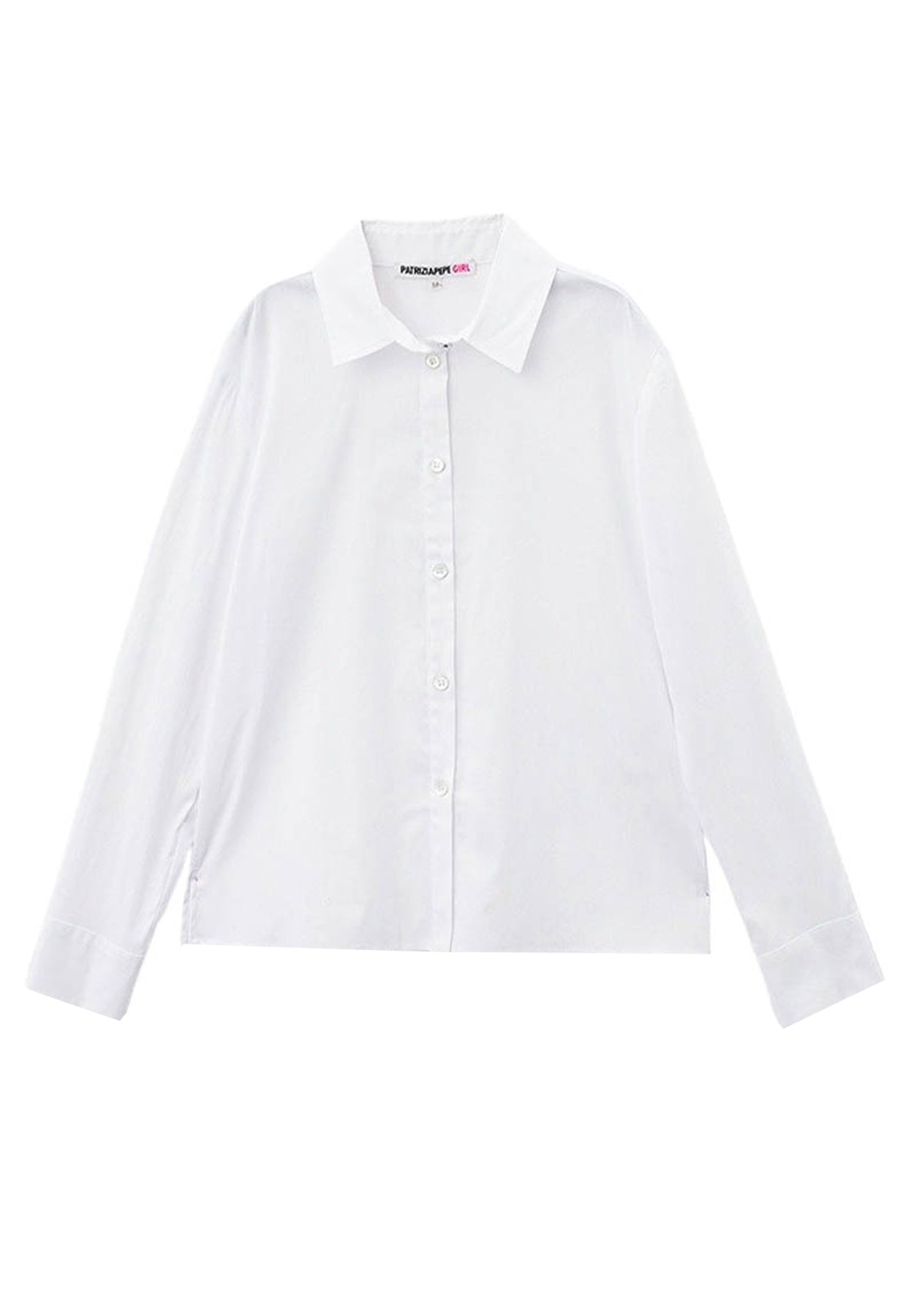 Camicia bambina Patrizia Pepe bianca in cotone