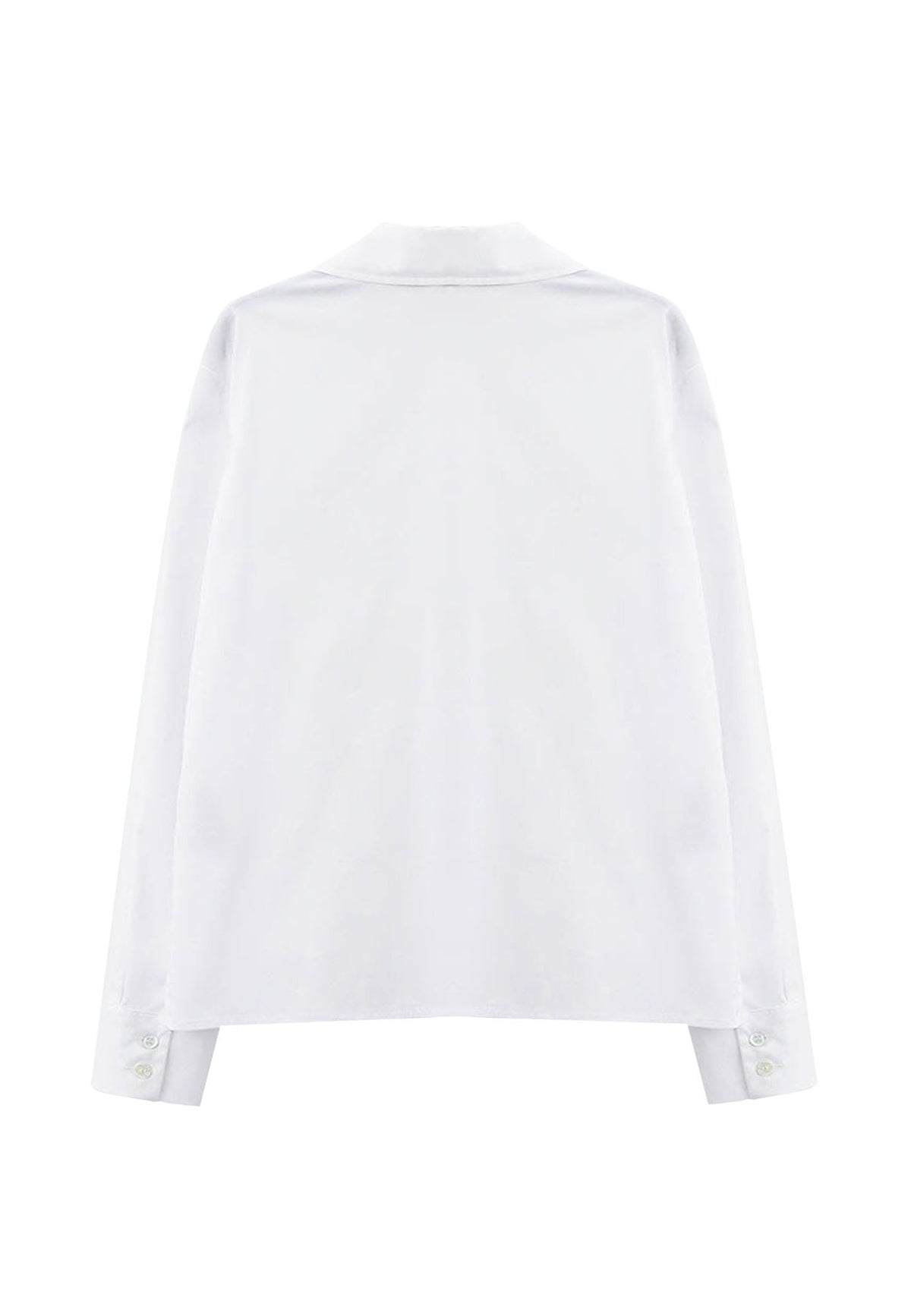 Camicia bambina Patrizia Pepe bianca in cotone