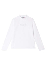 T-shirt bambina Patrizia Pepe bianca in cotone | ViaMonte Shop