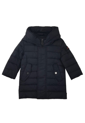 Piumino trapuntato neonato Peuterey blu in nylon